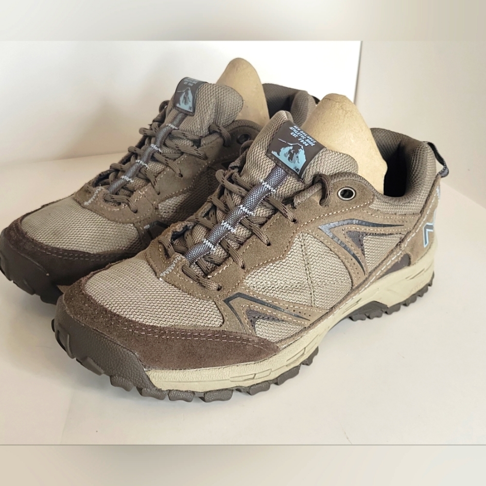 New Balance 659 Hiking Walking Shoes Womens 10 Taupe Suede Mesh